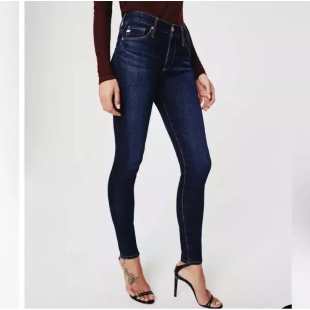 AG  Farrah High rise Skinny, Skinny - dark wash 28